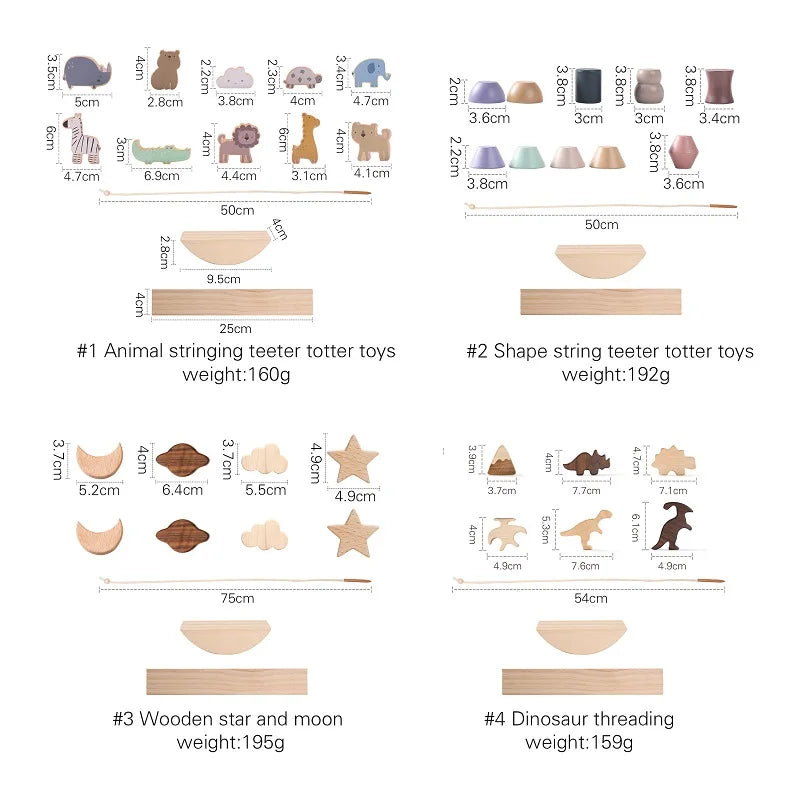 Threading Seesaw Balance Blocks