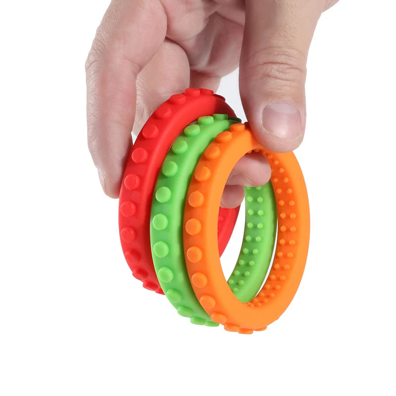 Silicone Teething Wrist Rings