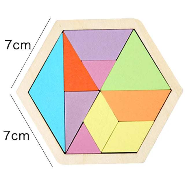 Tangram Math Shape Board
