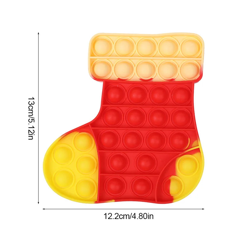 Christmas Pop Fidget Toy - Santa & Tree Sensory Stress Relief