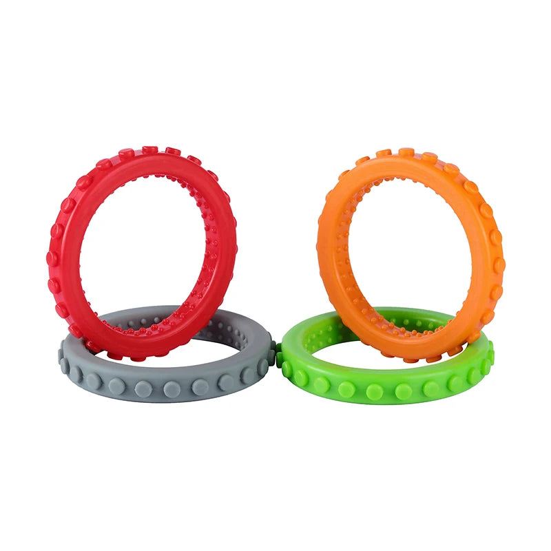 Silicone Teething Wrist Rings