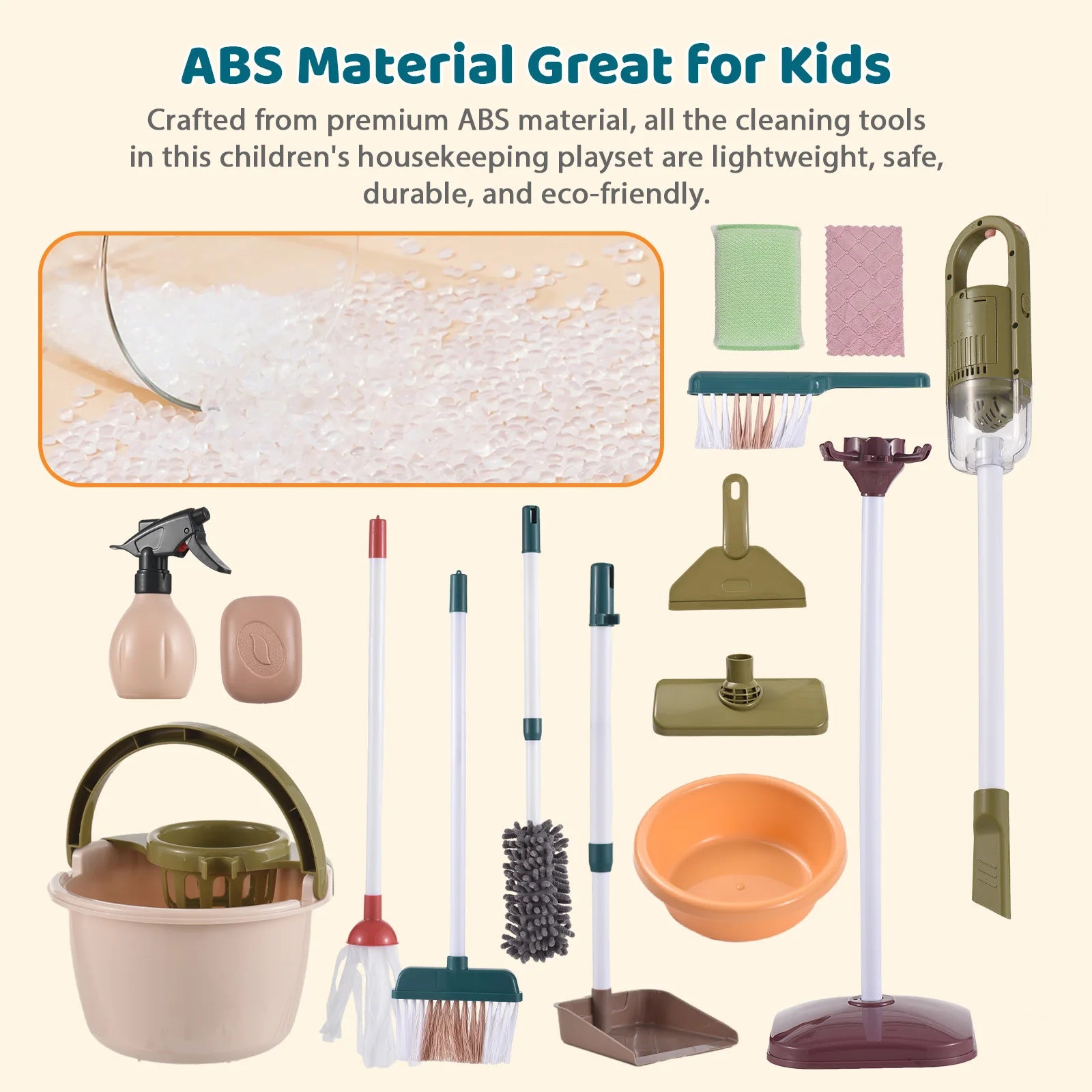 Toddler Cleaning Play Set