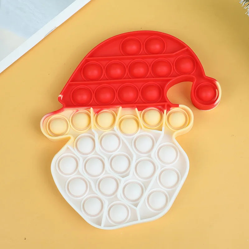Christmas Pop Fidget Toy - Santa & Tree Sensory Stress Relief