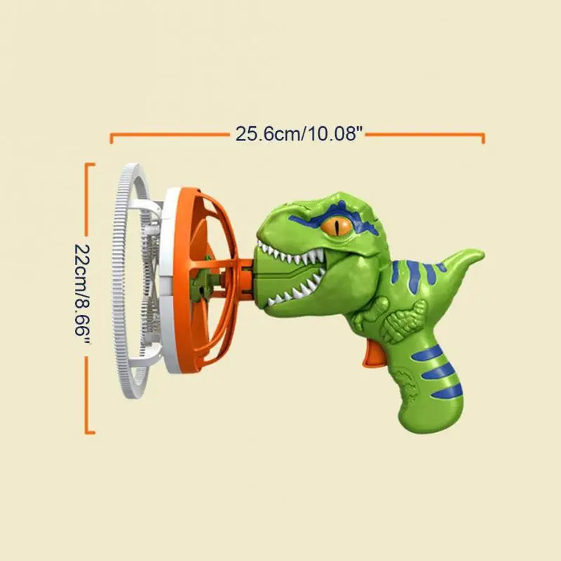 Dinosaur Bubble Gun – Electric Automatic Bubble Blaster for Kids