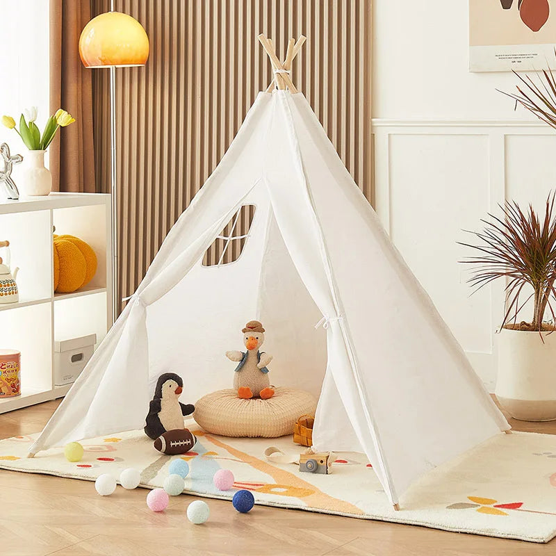 Kids Play Tent Tipi - Indoor & Outdoor Playhouse for Imaginative Adventures