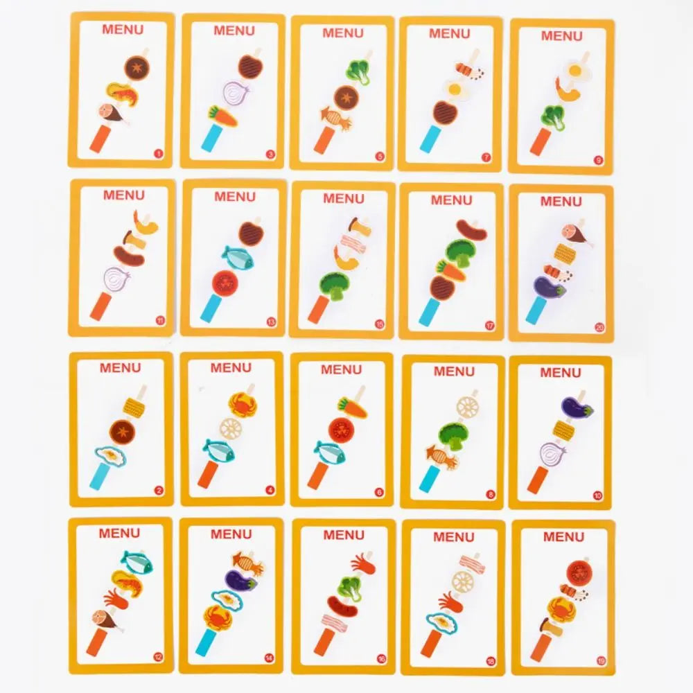 Montessori BBQ Food Set