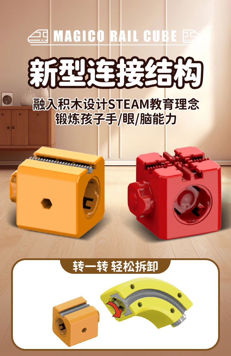 Magnetic Track STEM Train