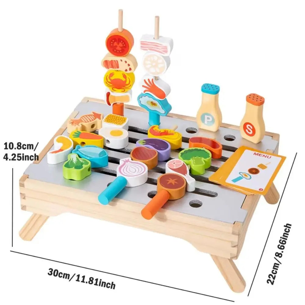 Montessori BBQ Food Set