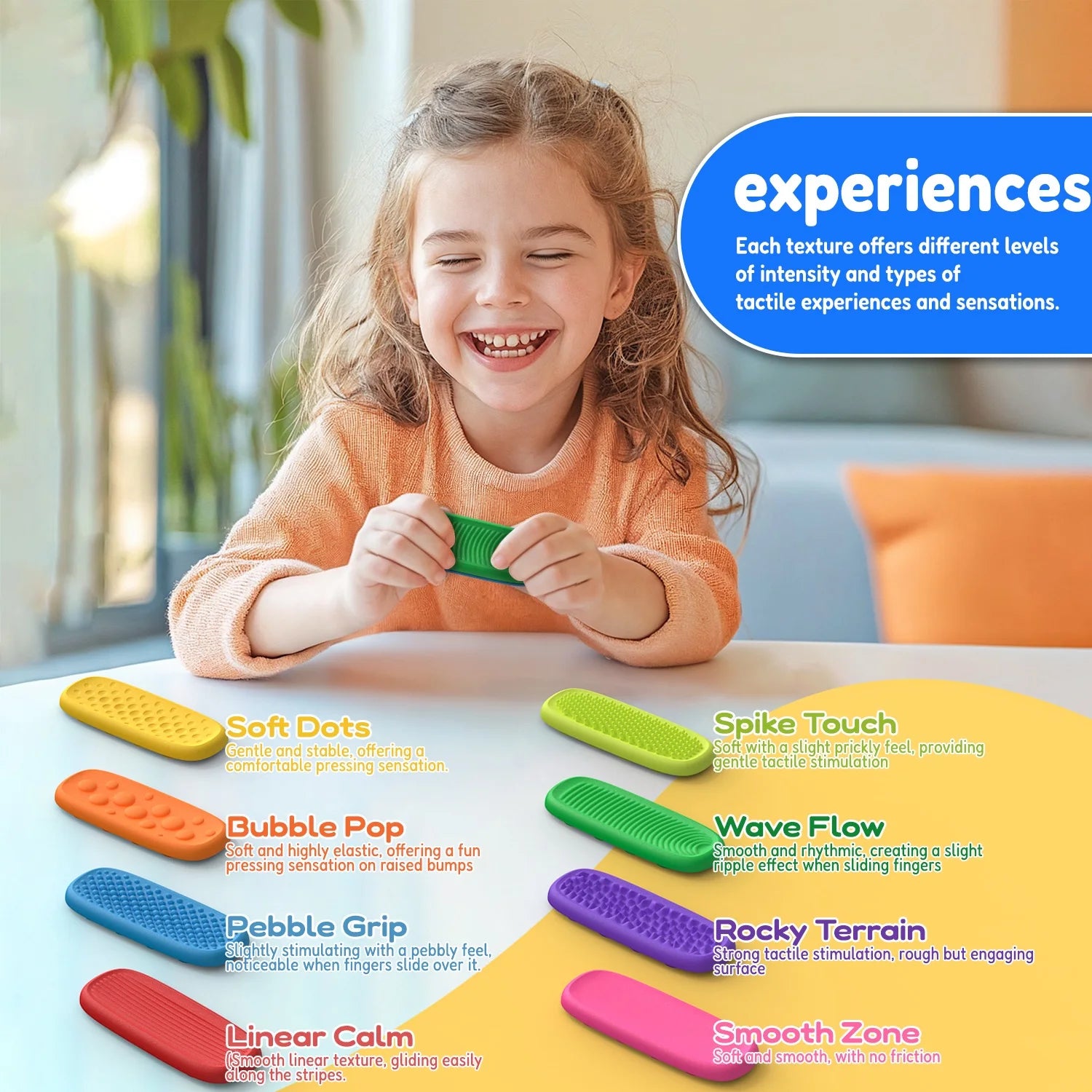 Adhesive Sensory Fidget Strip