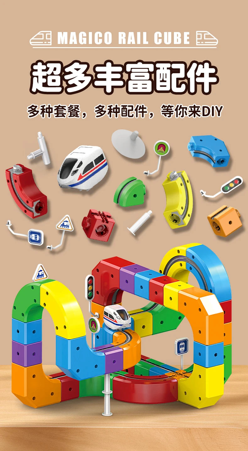 Magnetic Track STEM Train