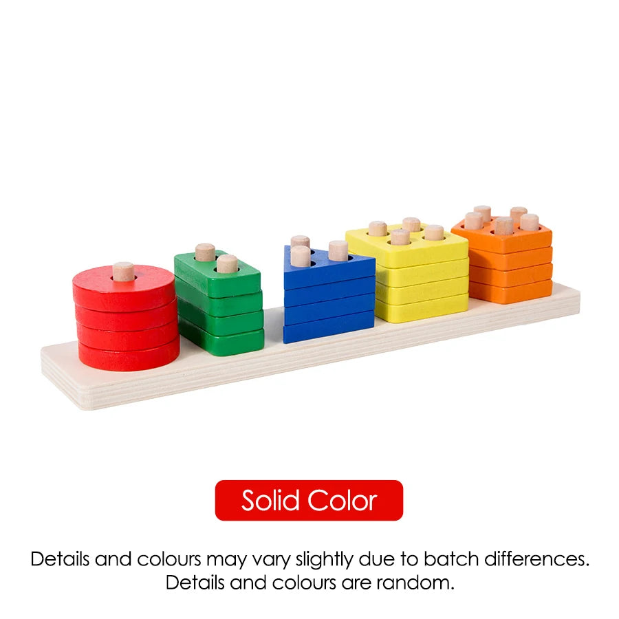 Wooden Sorting Stacking Toy