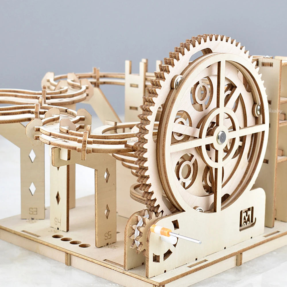 Wooden Marble Run Model