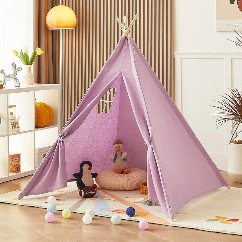 Kids Play Tent Tipi - Indoor & Outdoor Playhouse for Imaginative Adventures