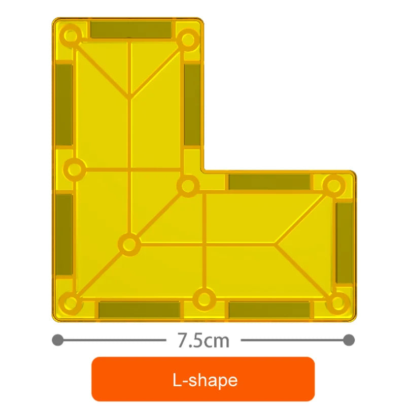 Magnetic Building Tiles - STEM Learning Blocks for Creative Play