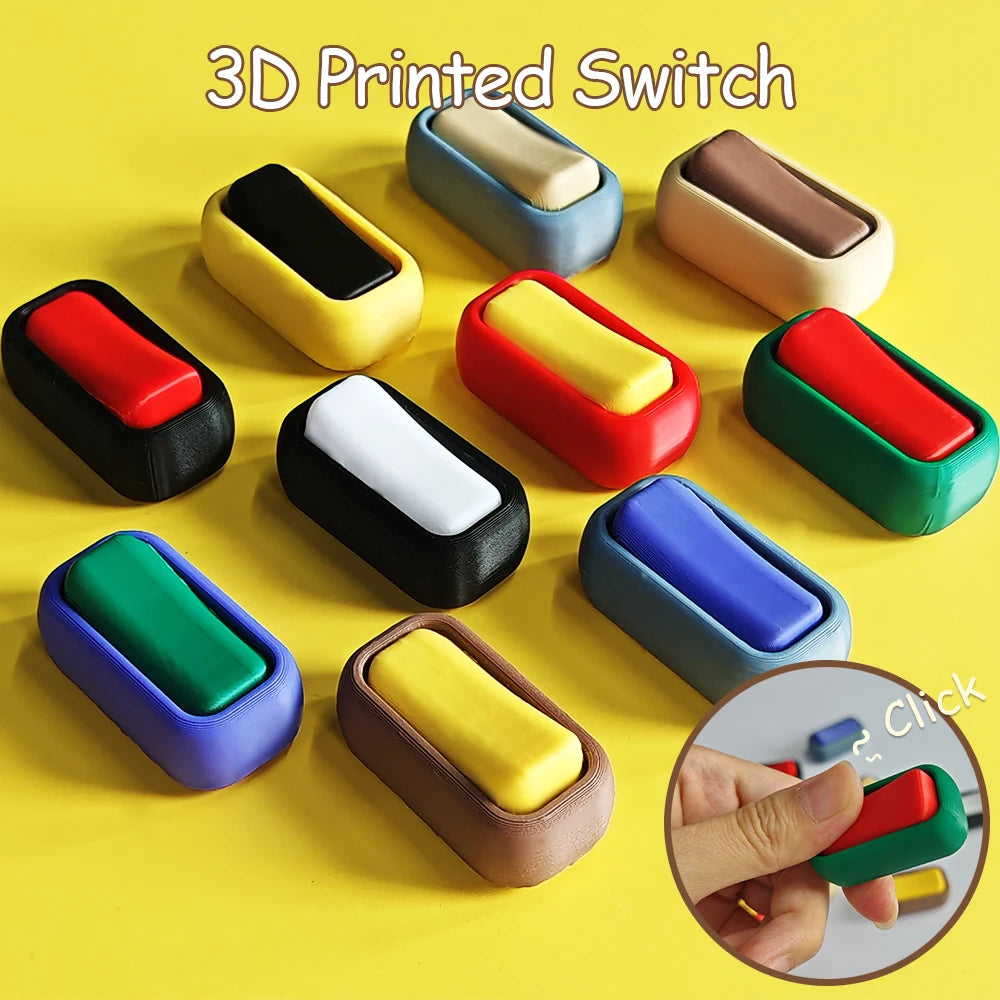 Click & Calm Switch Fidget Toy - Portable Stress Relief