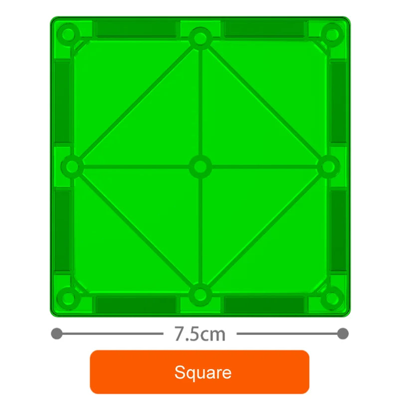 Magnetic Building Tiles - STEM Learning Blocks for Creative Play