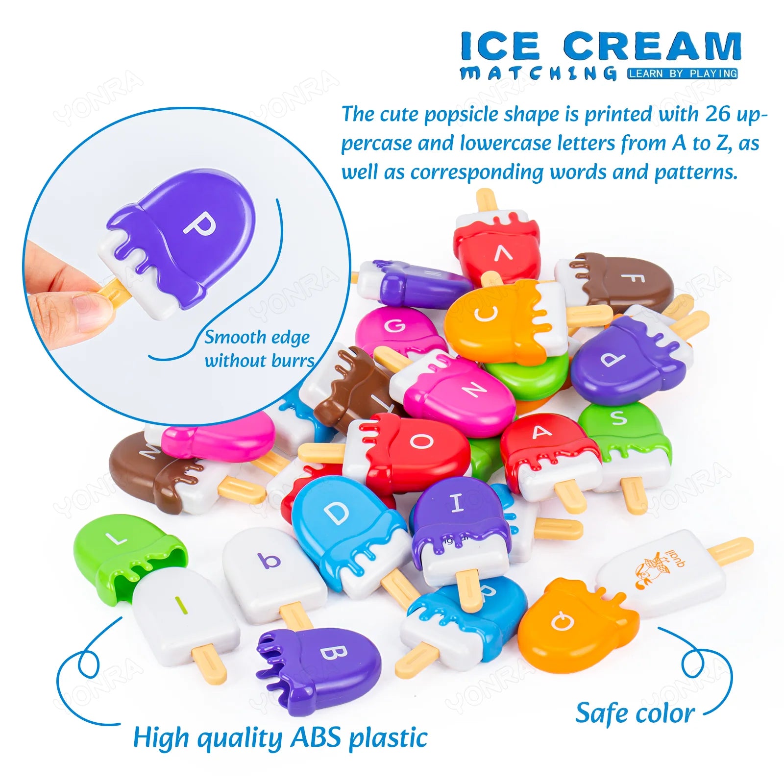 Ice Cream ABC Matching Game