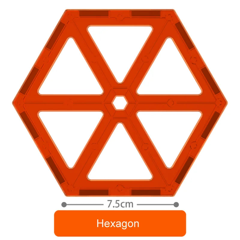 Magnetic Building Tiles - STEM Learning Blocks for Creative Play