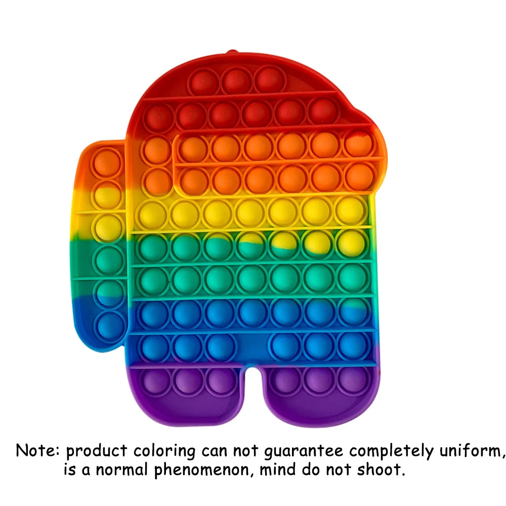 Rainbow Pop Bubble Fidget - Sensory Stress Relief Toy
