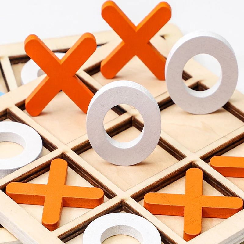 Wooden Tic-Tac-Toe Game