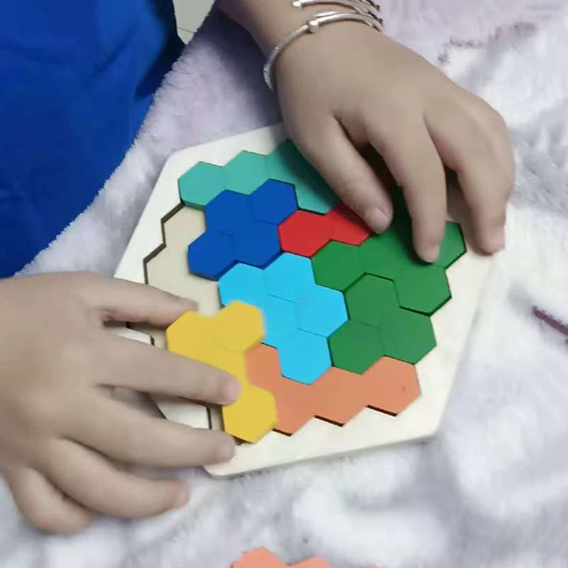 Hexagon Honeycomb Tangram