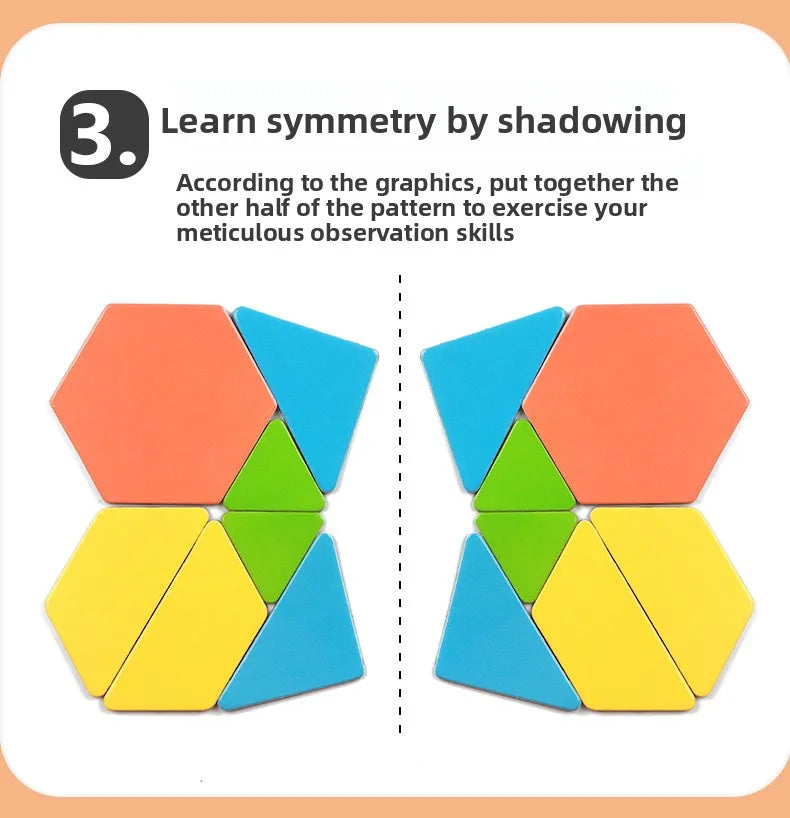 Magnetic Picture Puzzle Blocks