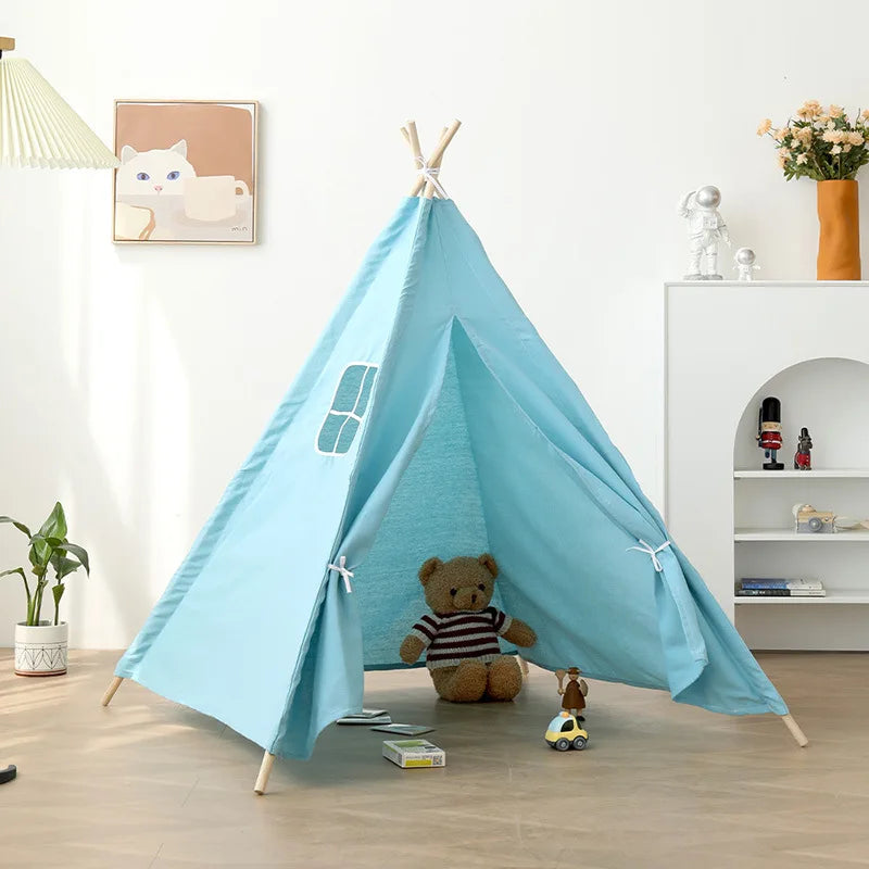 Kids Play Tent Tipi - Indoor & Outdoor Playhouse for Imaginative Adventures