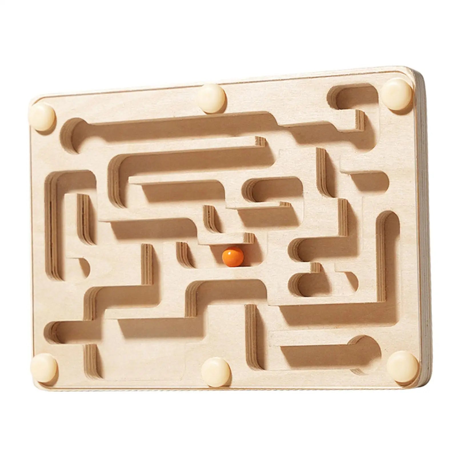 Wooden Marble Maze Game