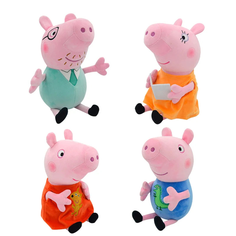 Peppa Pig Plush Backpack - Kindergarten School Bag 19cm