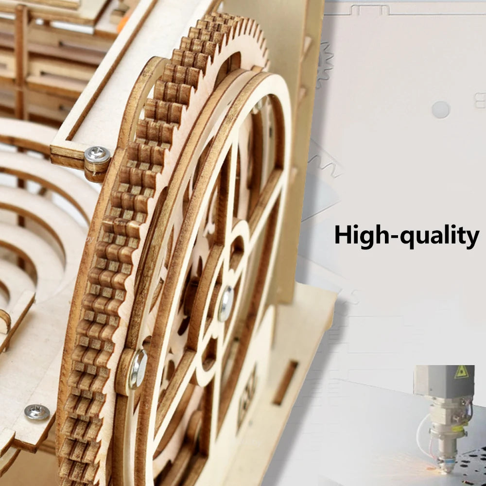 Wooden Marble Run Model