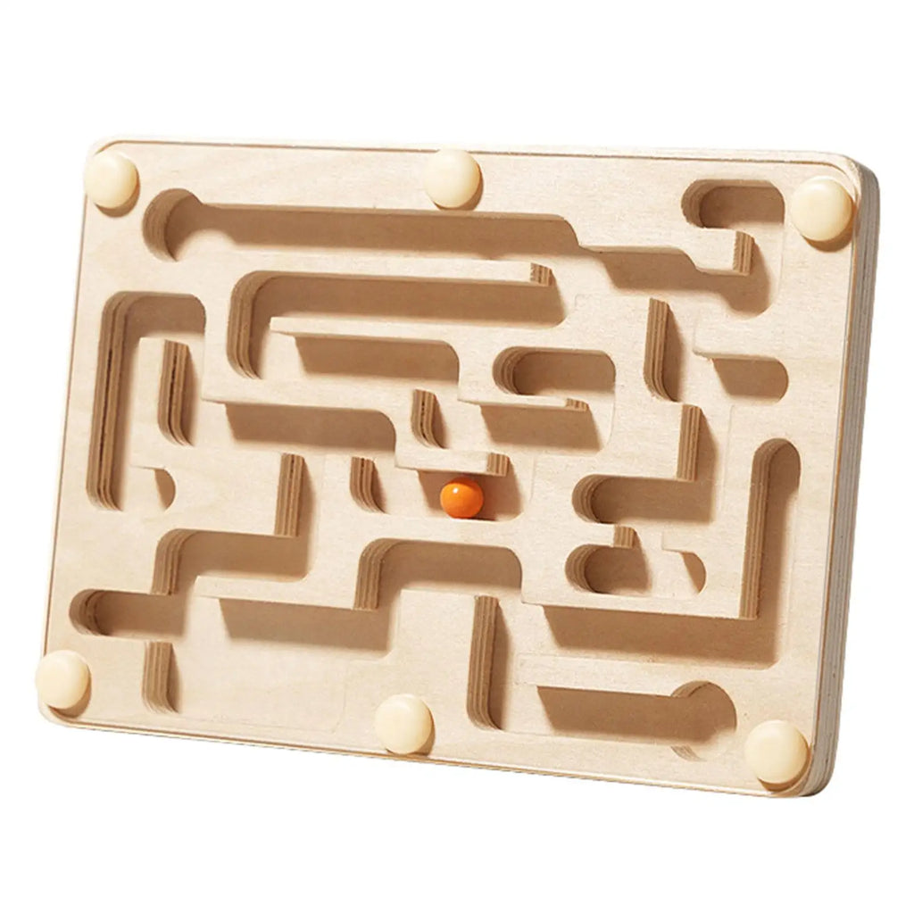 Wooden Marble Maze Game