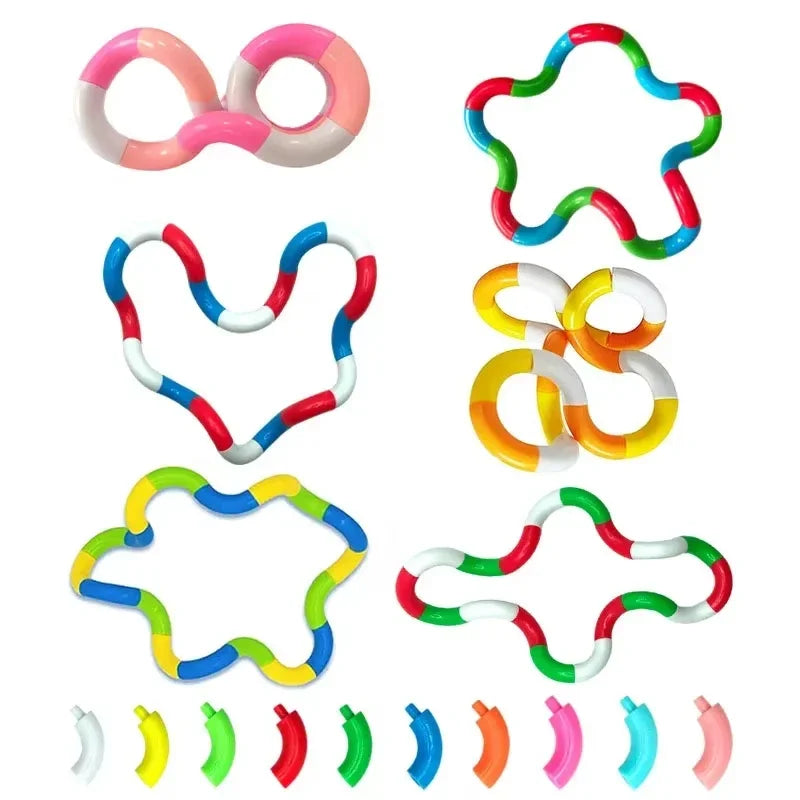 Twisty Tangle Fidget Toy - Sensory Hand Coordination & Stress Relief
