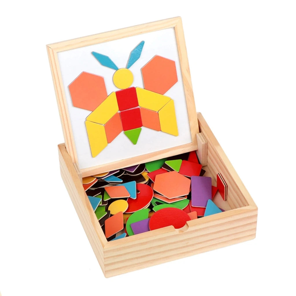 Magnetic Picture Puzzle Blocks