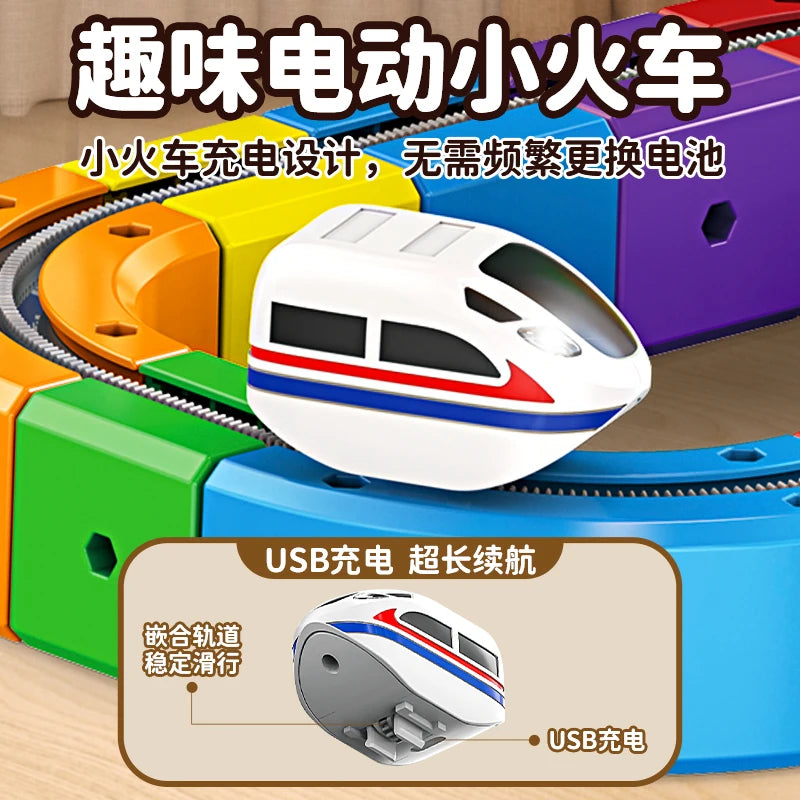 Magnetic Track STEM Train