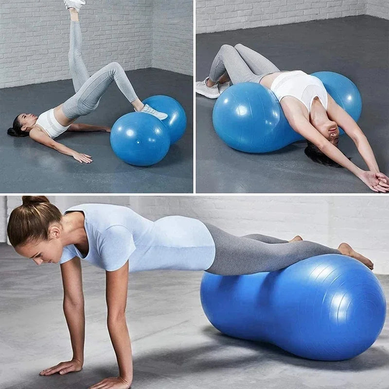 Peanut Exercise Ball - Grey (200kg capacity)