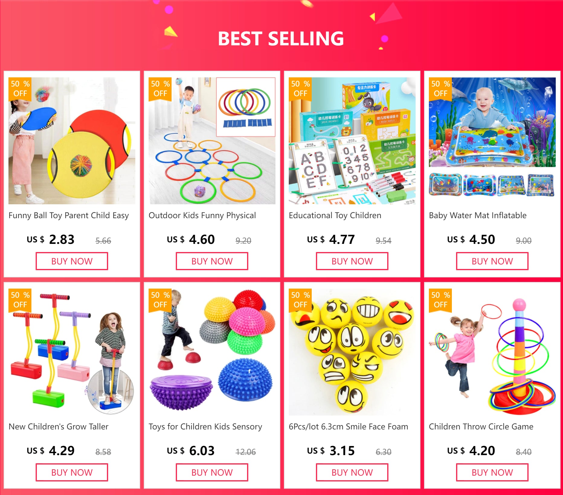 Hopscotch Jump Ring Set