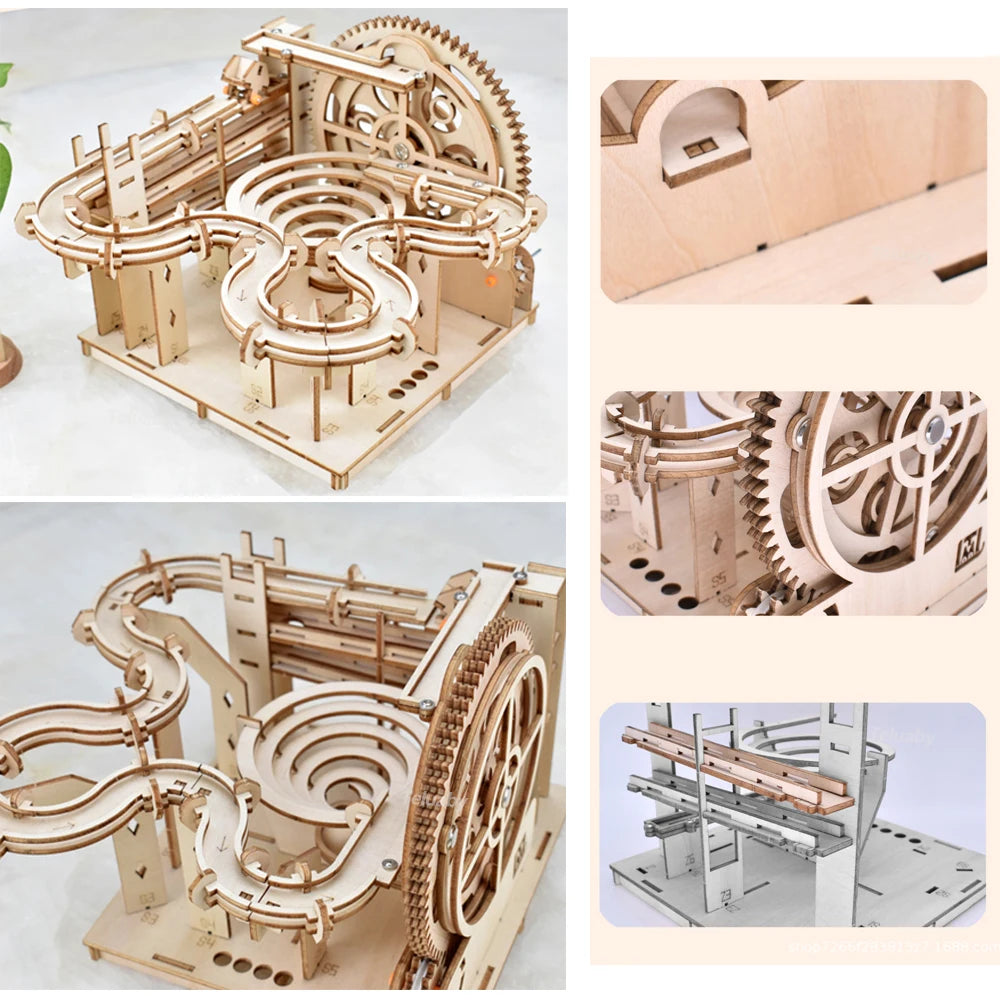 Wooden Marble Run Model