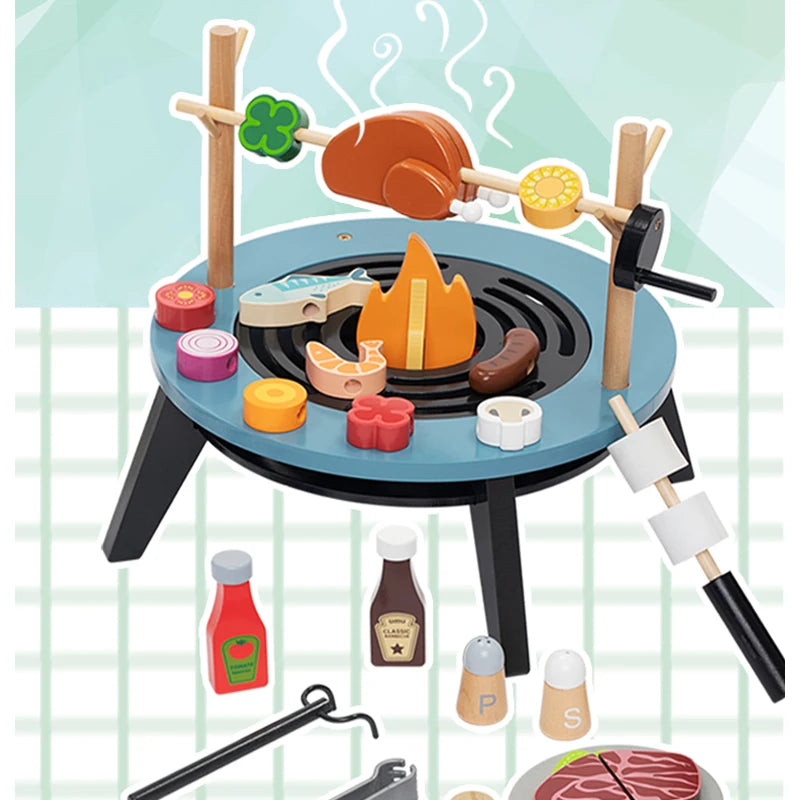 Pretend BBQ Cooking Set