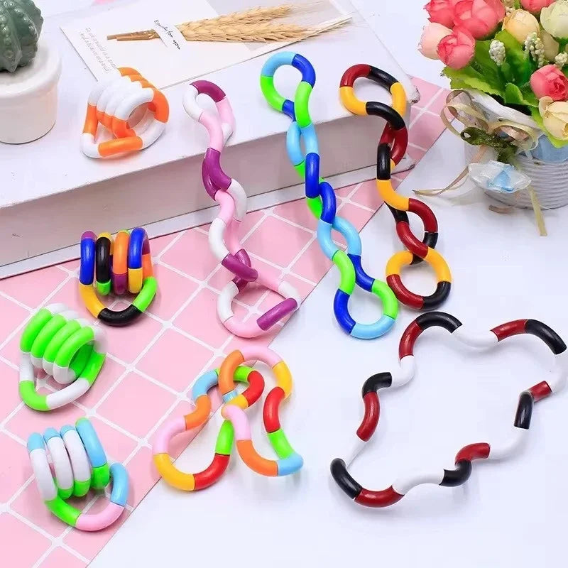 Twisty Tangle Fidget Toy - Sensory Hand Coordination & Stress Relief