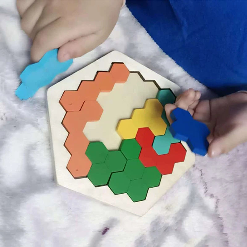 Hexagon Honeycomb Tangram