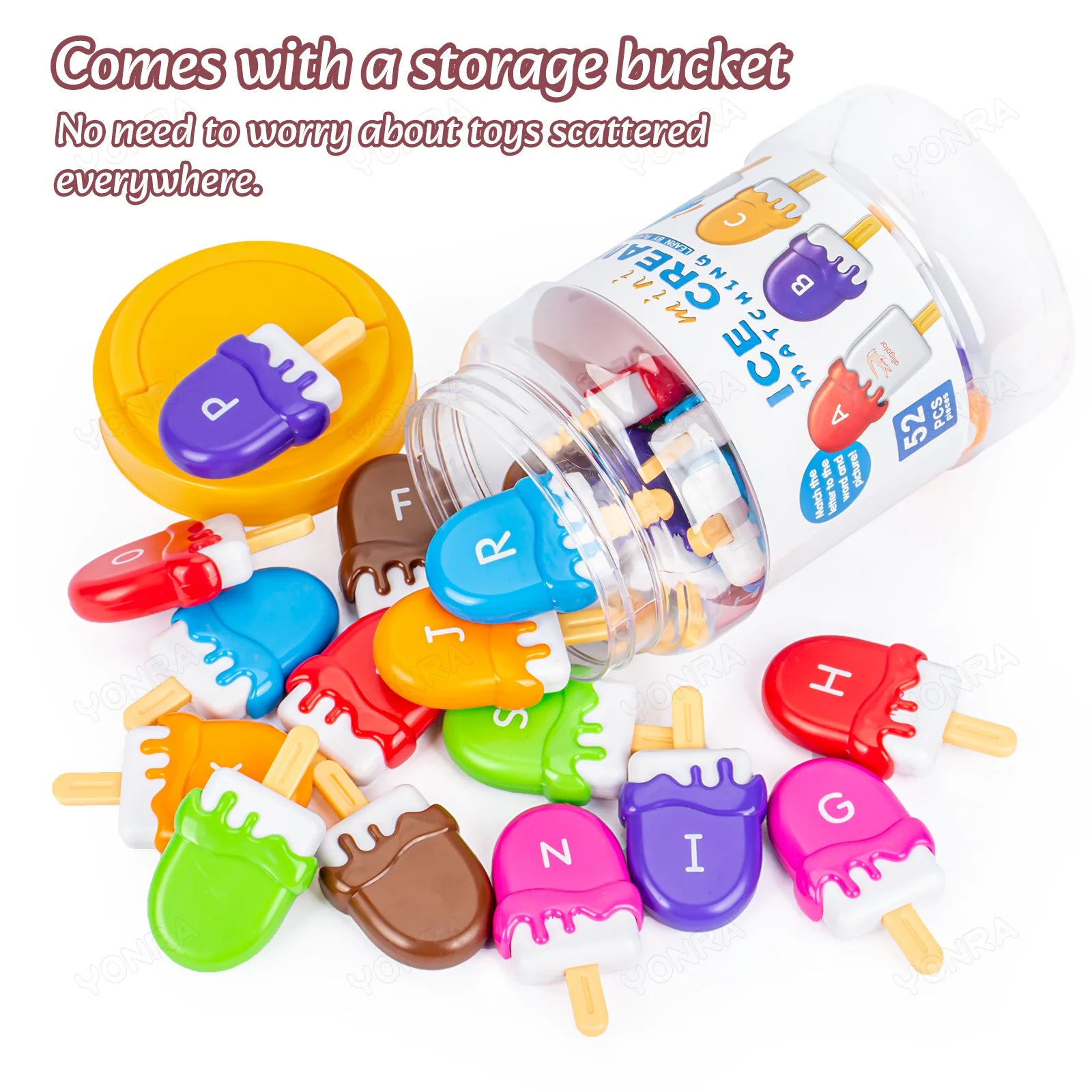 Ice Cream ABC Matching Game