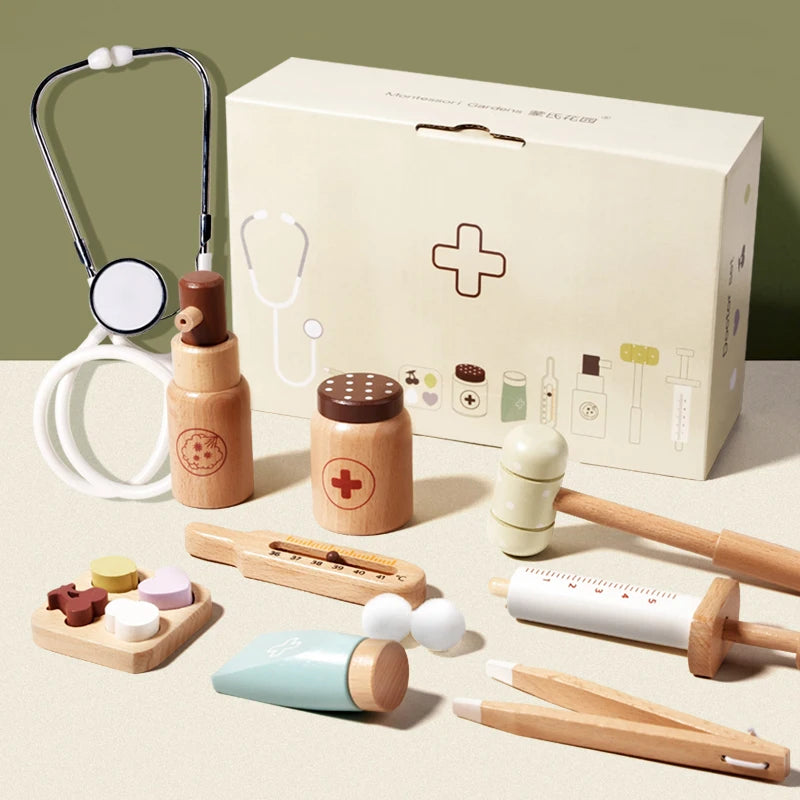 Wooden Doctor Play Set