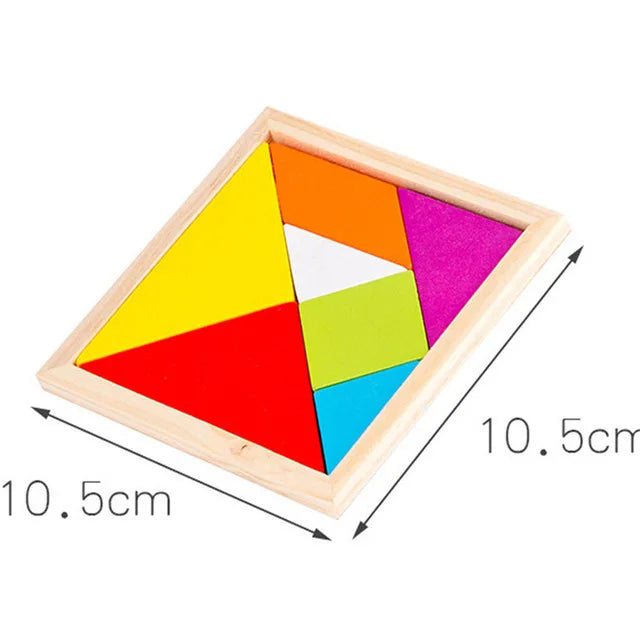 Tangram Math Shape Board