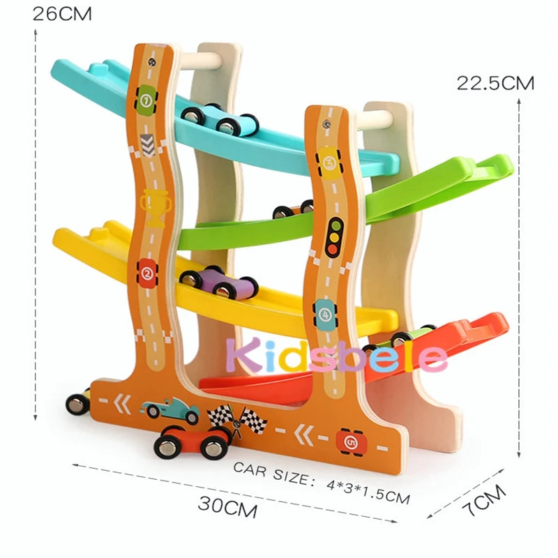 Zoom & Learn Wooden Race Track