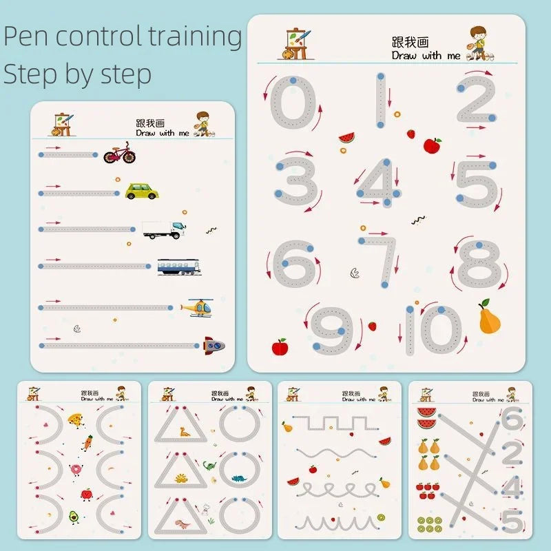 My First Handwriting Hero - Magical Wipe-Clean Tracing Workbook