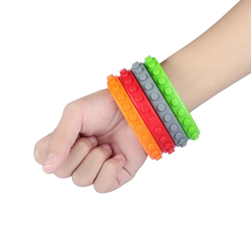 Silicone Teething Wrist Rings