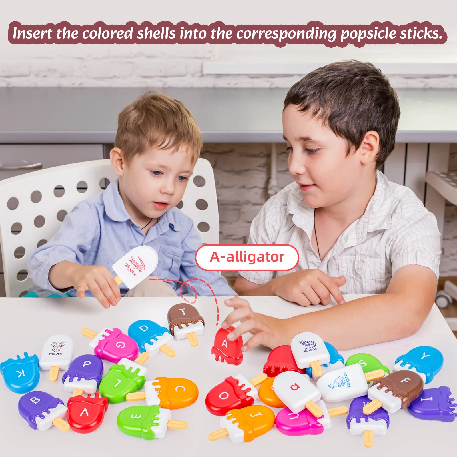 Ice Cream ABC Matching Game