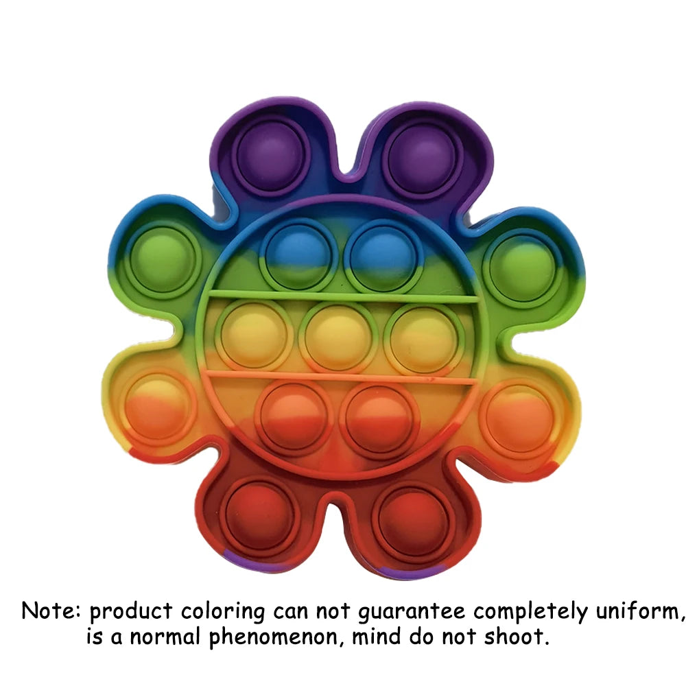 Rainbow Pop Bubble Fidget - Sensory Stress Relief Toy