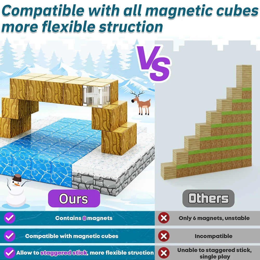 Magnetic Cubes Building Set