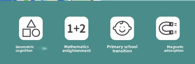 Magnetic Picture Puzzle Blocks